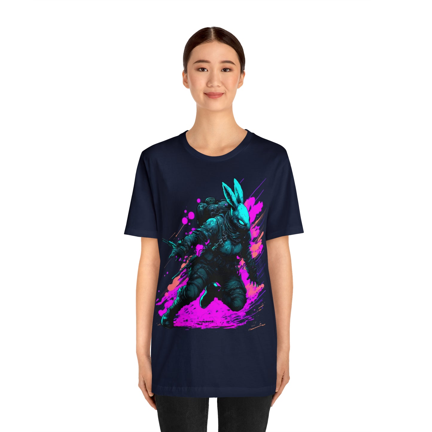 Jumping Tot (Black Outfit) - Unisex Jersey Short Sleeve Tee