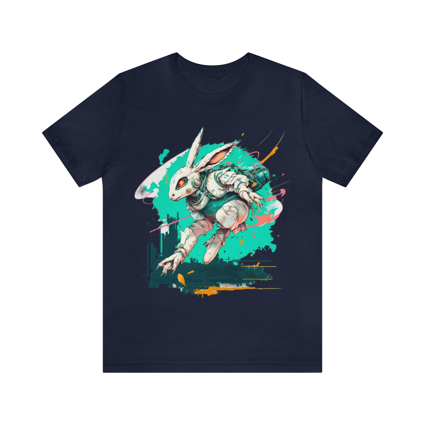 Jumping Tot (White Outfit) - Unisex Jersey Short Sleeve Tee