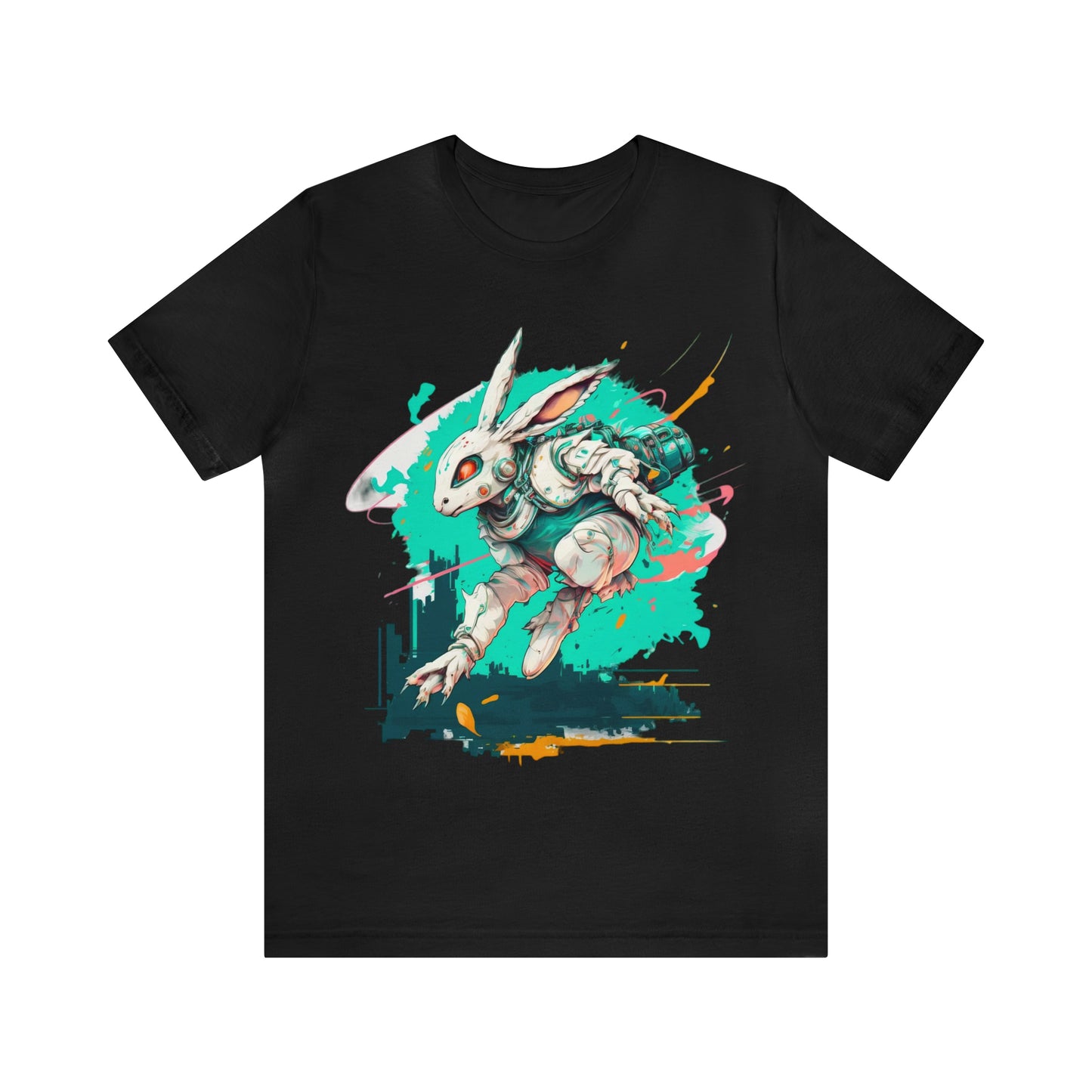 Jumping Tot (White Outfit) - Unisex Jersey Short Sleeve Tee