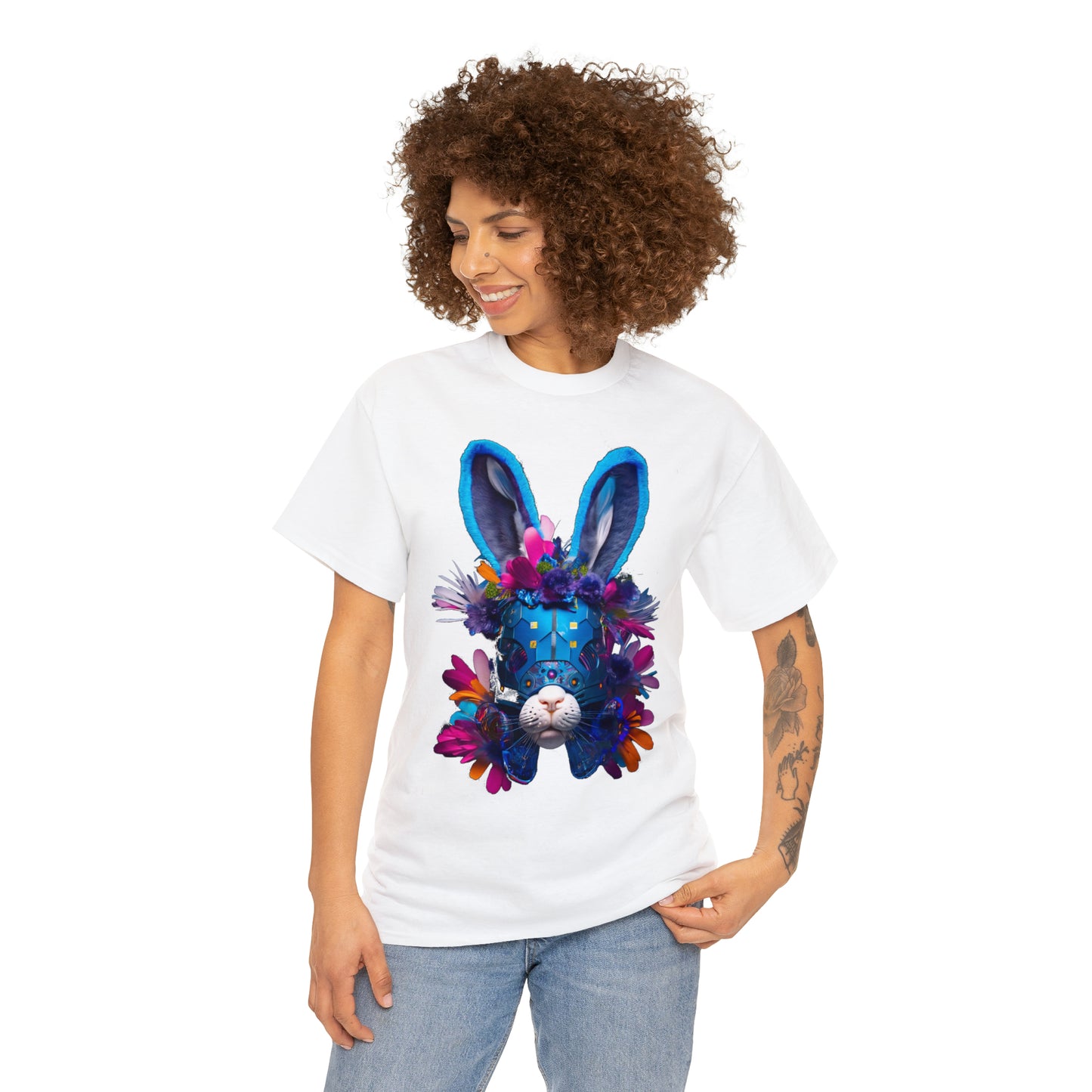 Floral Velvet - Unisex Heavy Cotton Tee